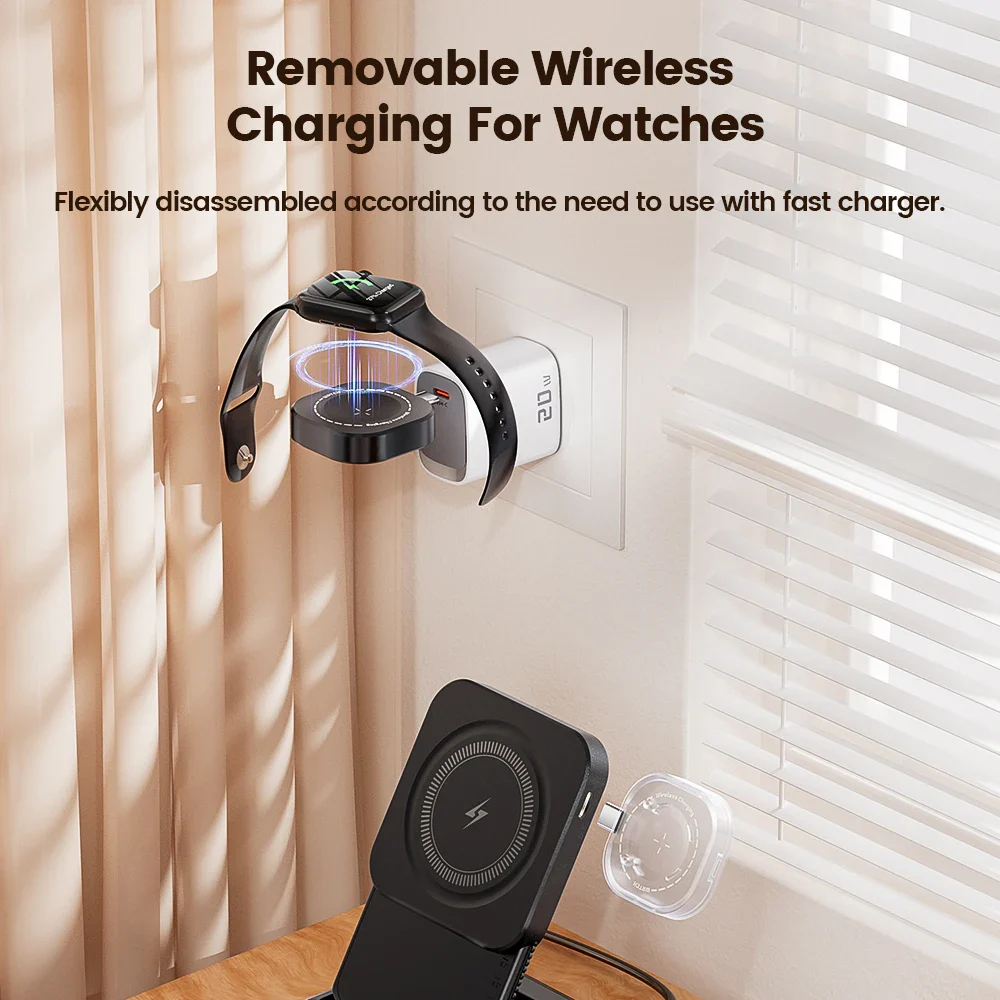 3-in-1 15W Wireless Charging Stand — Fast & Smart Charging | The Gadget Haus (Pakistan) - Image 6