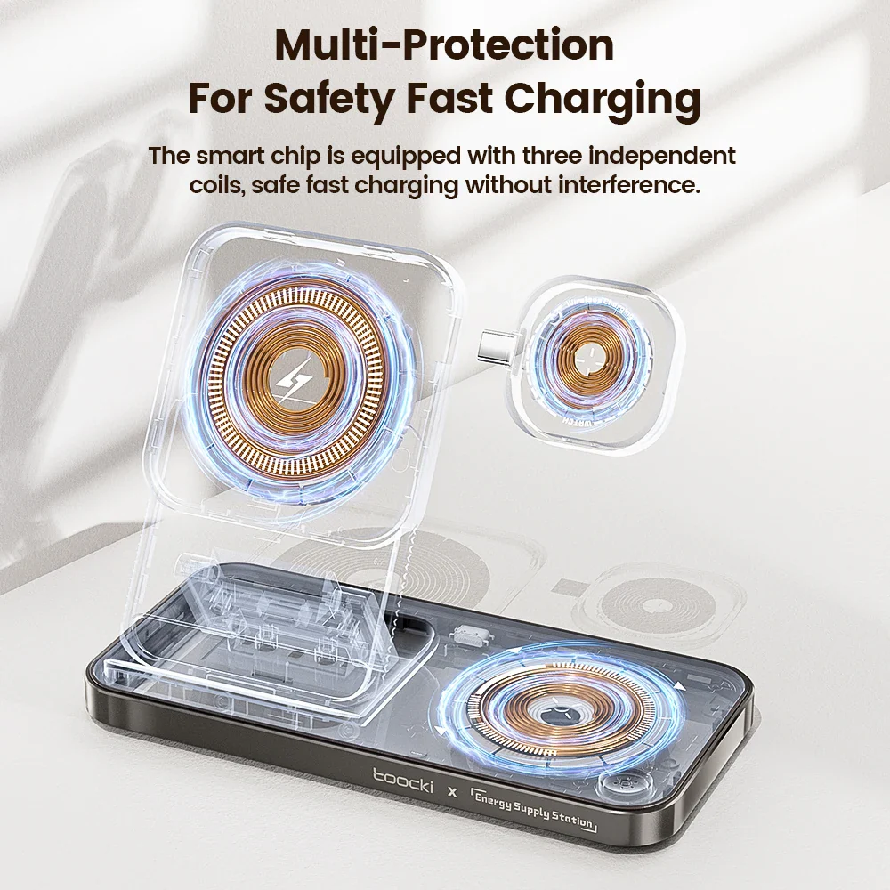 3-in-1 15W Wireless Charging Stand — Fast & Smart Charging | The Gadget Haus (Pakistan) - Image 7